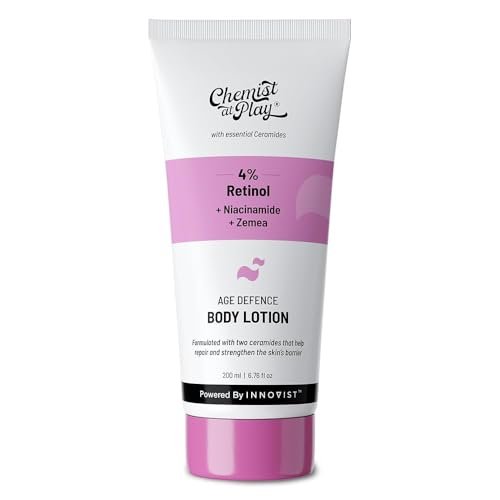 Chemist at Play Anti-Aging Body Lotion with 4% Retinol, Niacinamide & Zemea