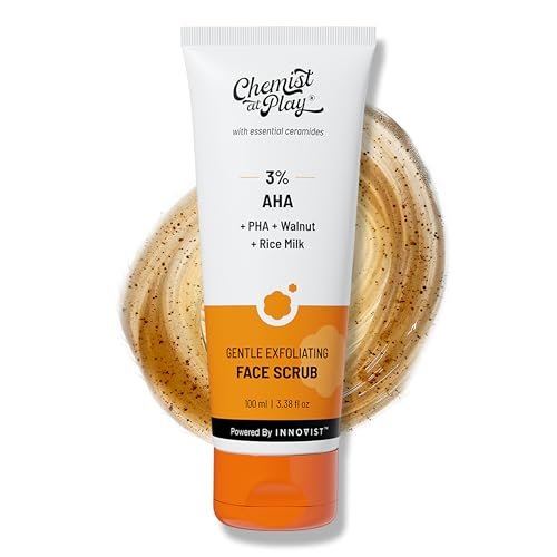 Chemist At Play Gentle Exfoliating Face Scrub with Mandelic Acid & Walnuts
